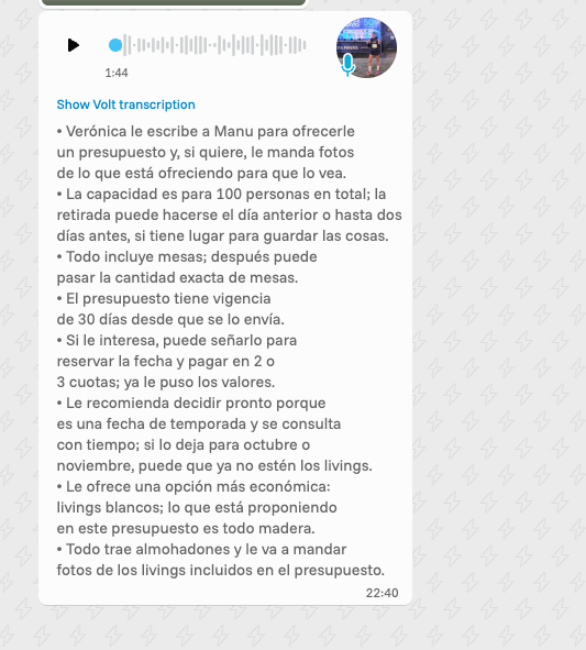 Transcripción con IA
